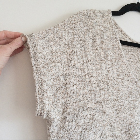 Madewell Cream V-Neck Sweater - Picture 9 of 14